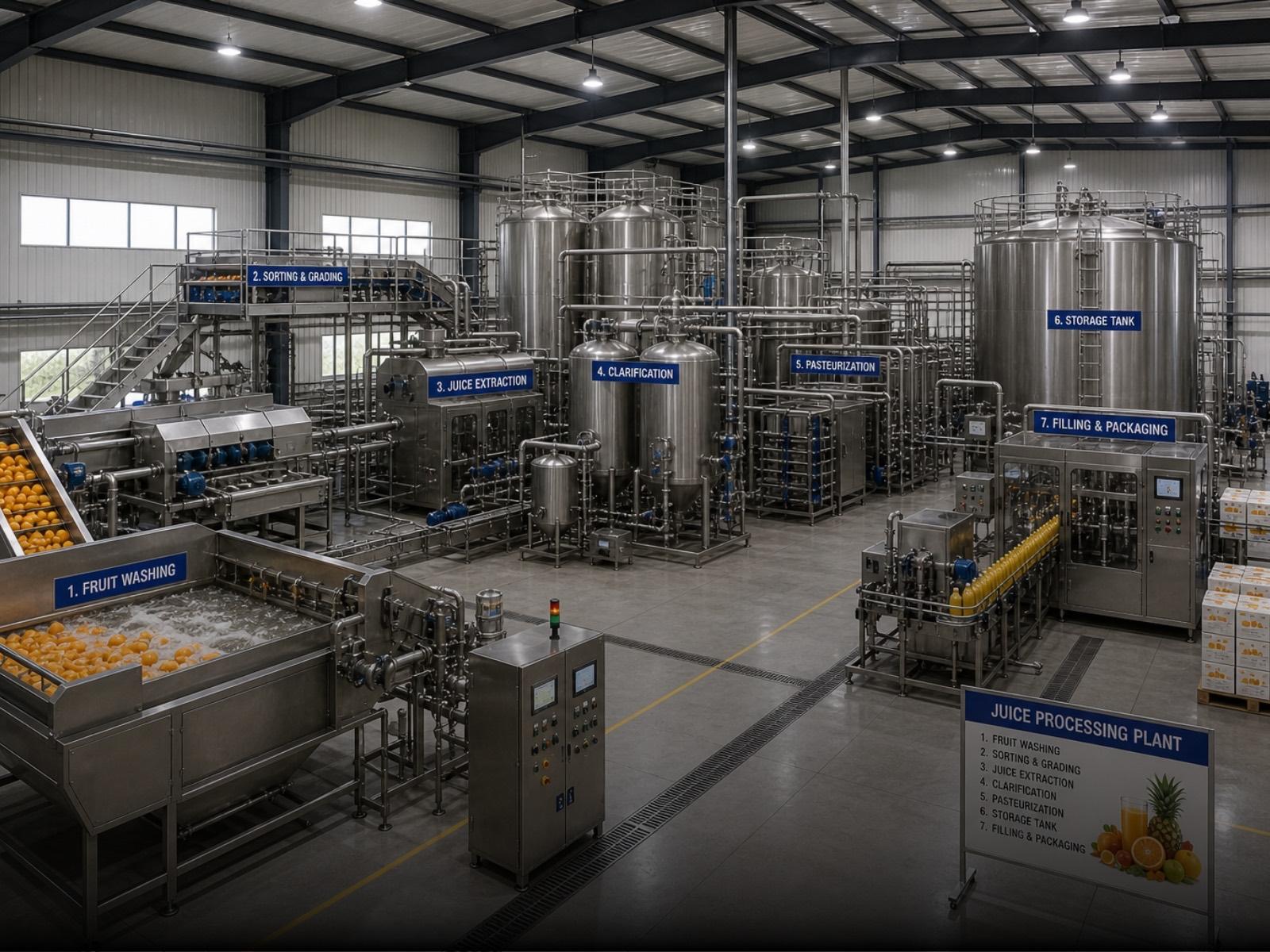 Juice Processing & Bottling Plants