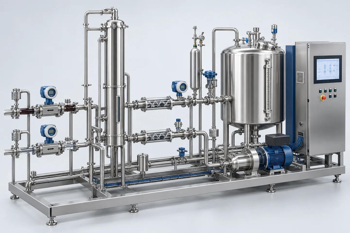 Beverage blending and proportioning system — representative illustration