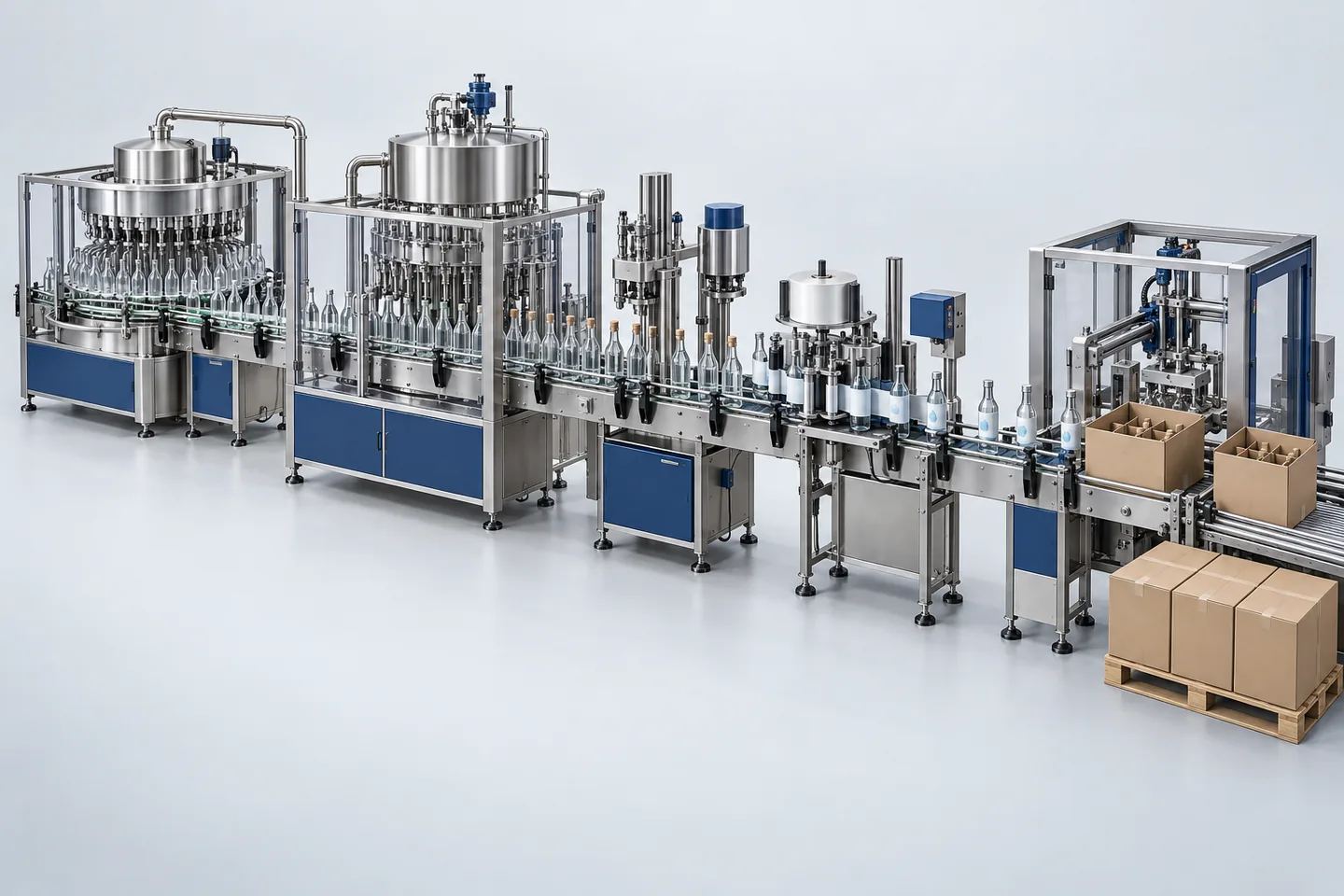 Glass Bottle Mineral Water Plant — representative equipment illustration